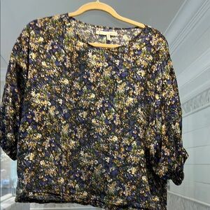 Cotelac brand , acote. Lovely 100% cotton tissue floral top